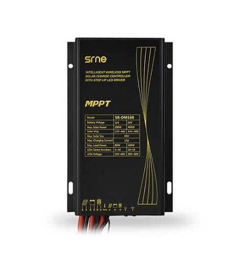 Контроллер заряда MPPT SRNE DM160 15A (12/24B)